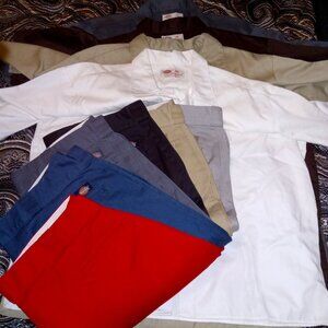 Dickies Work Shirts 2XL and Long Work Shorts Size 40 (Lot of 13) Rarely Worn